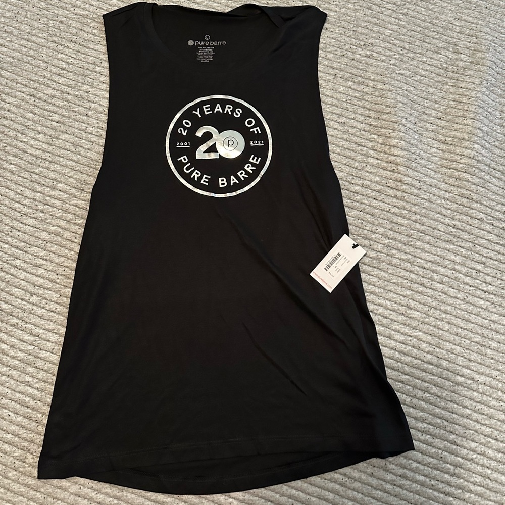 Pure Barre 20th Anniversary Tank New With Tags